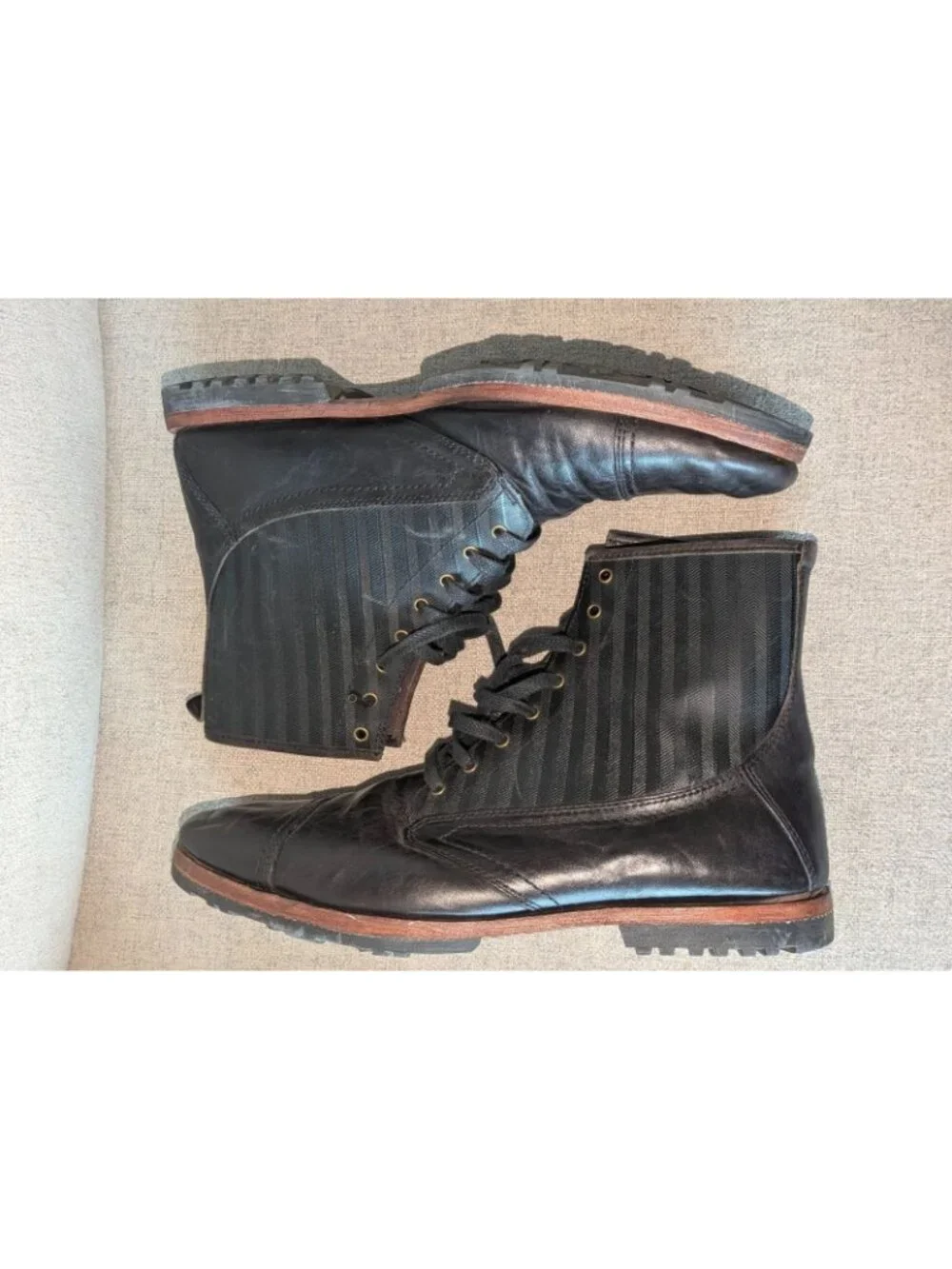 Timberland Boot Company Boots Bardstown Cap toe Boots sz 11 black leather